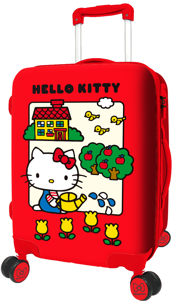 Hello Kitty 四輪拉桿喼(雙層防盜拉鏈) KT-3070-28